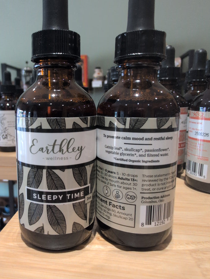 Sleepy Time Herbal Extract 2 oz Earthley