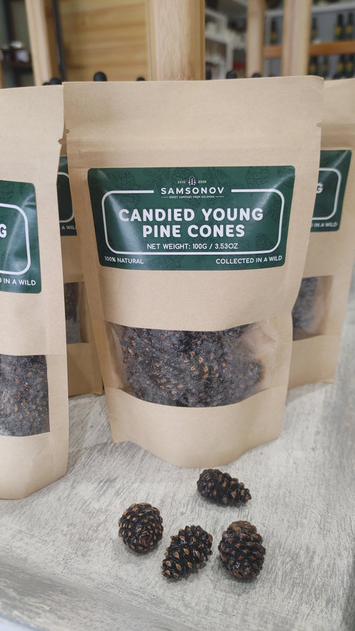 Candied Young Pine Cones
