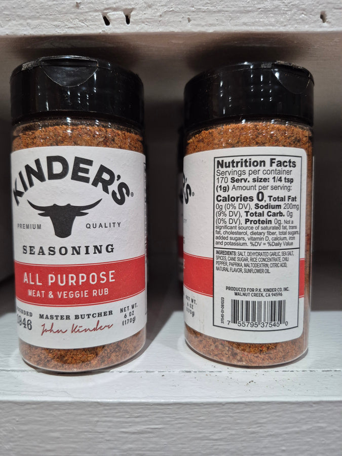Butcher's All Purpose Seasoning - Kinder's