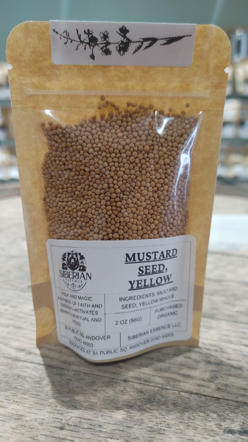 Mustard Seed, Yellow, Whole 2 oz