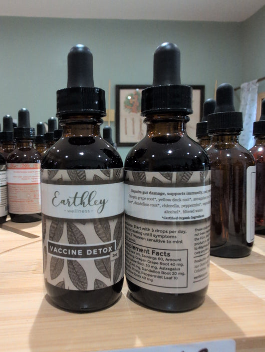 Vaccine Detox Herbal Extract 2 oz Earthley