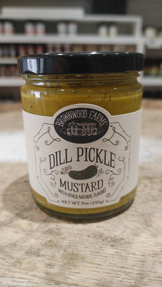 Mustard - Dill Pickle 9oz Brownwood Farms