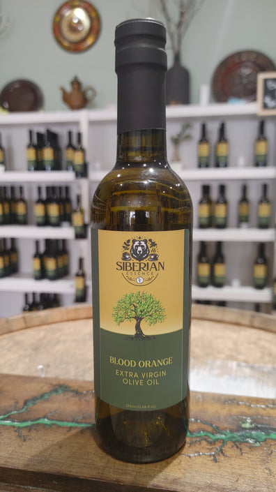 Olive Oil Blood Orange Extra Virgin 375ml - Siberian Essence