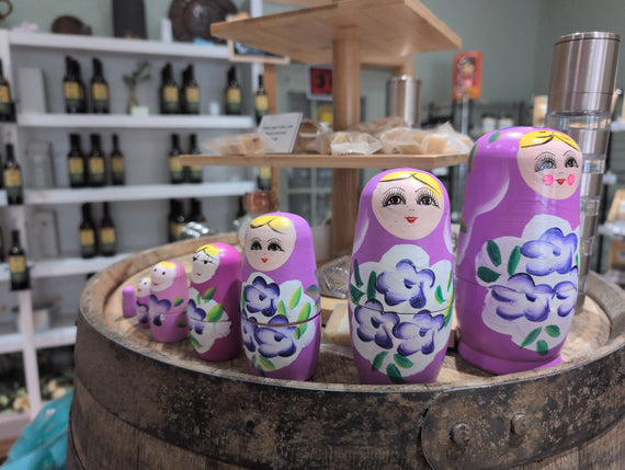 Nesting dolls - 7 layers - Purple