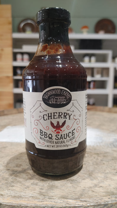 Bbq Sauce - Cherry 20oz Brownwood Farms