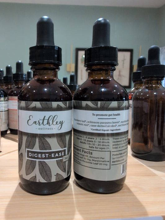 Digest Ease Herbal Extract 2 oz Earthley