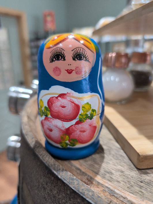 Nesting dolls - 5 layers - Blue