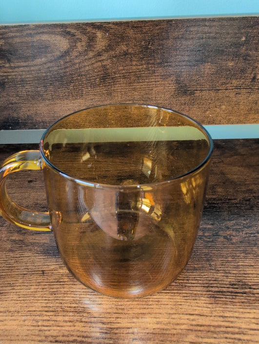 Yellow Glass Mug