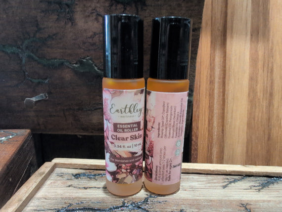 Clear Skin essential oil roller Earthley 10ml