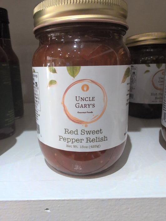 Uncle Gary's Red Sweet Pepper Relish 15oz
