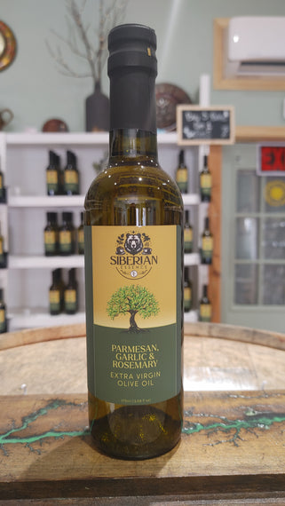 Olive Oil Parmesan, Garlic & Rosemary Extra Virgin 375ml - Siberian Essence