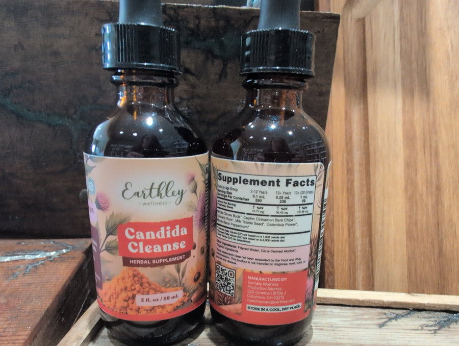 Candida Cleanse 2 oz Earthley