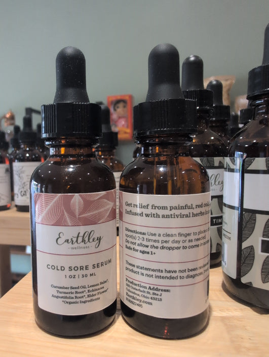 Cold sore serum 1 oz Earthley