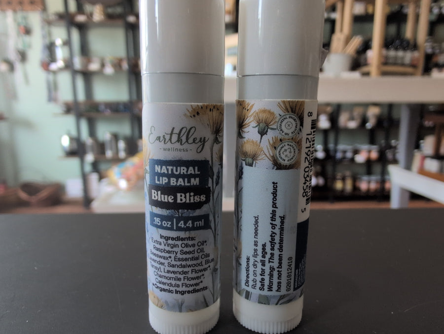 Blue Bliss Natural Lip Balm 4.4ml Earthley
