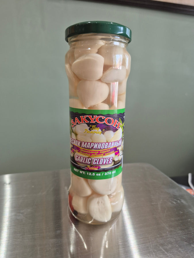 Garlic cloves pickled
