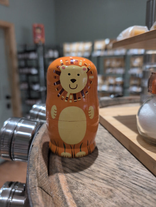 Nesting dolls - 5 layers - Animals - Lion