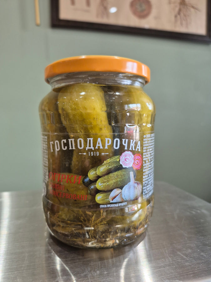 European pickles cultured