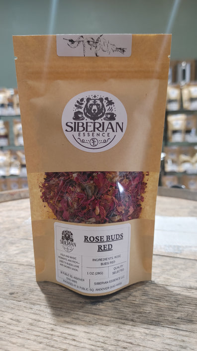 Rose Buds Red, Whole 1 oz