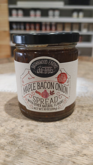Maple Bacon Onion Spread 10oz Brownwood Farms