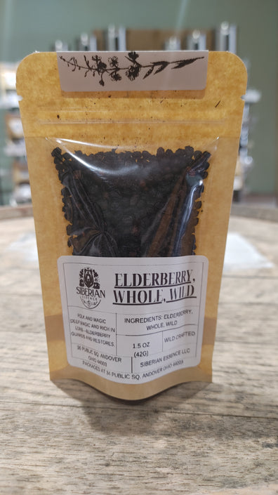 Elderberry, Whole 1.5 oz