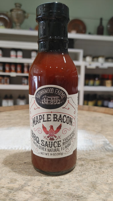 Maple Bacon Bbq Sauce 14oz Brownwood Farms