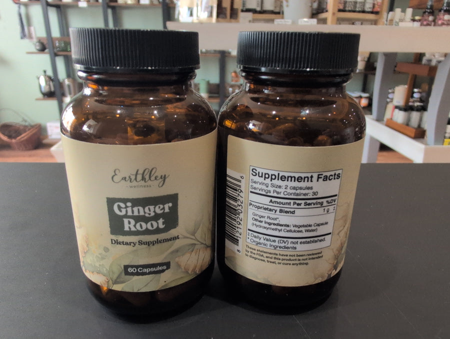 Ginger Root 60 capsules Earthley