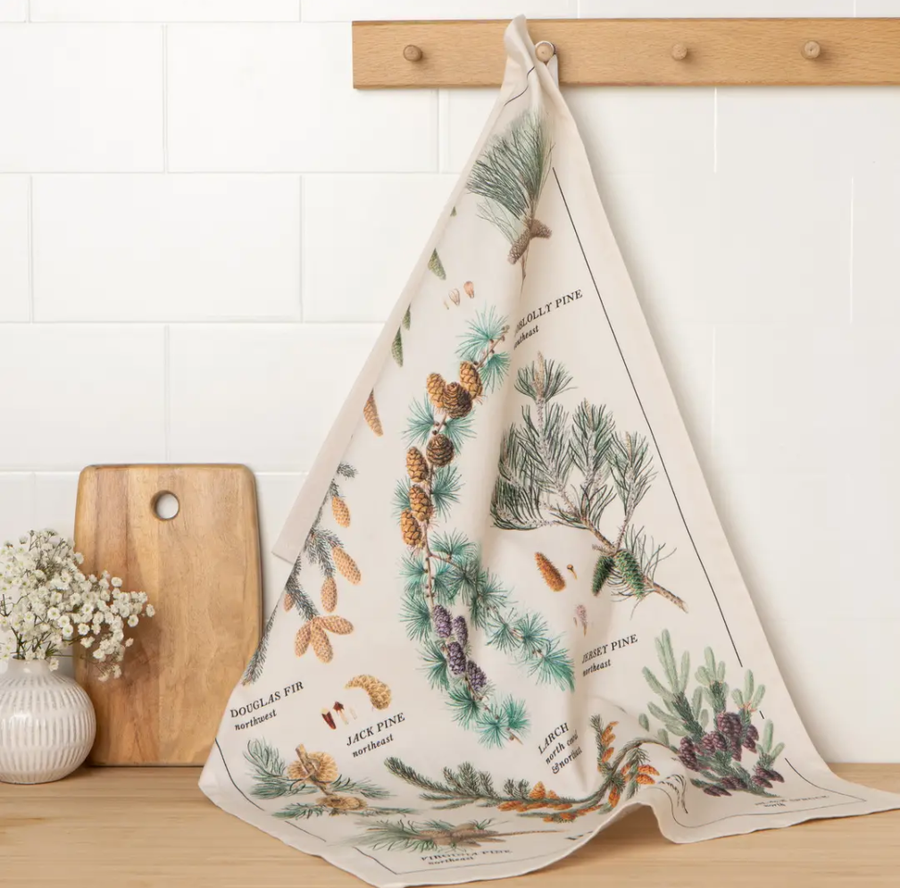 Pinecone Dishtowel