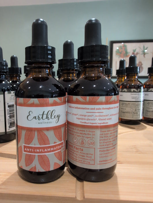 Anti-inflammatory Herbal Extract 2 oz Earthley
