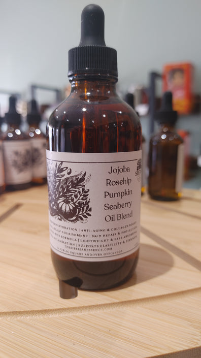 Jojoba Rosehips Pumpkin Seaberry Oil Blend 4oz