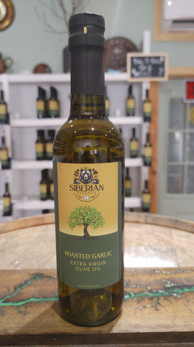 Olive Oil Roasted Garlic Extra Virgin 375ml - Siberian Essence