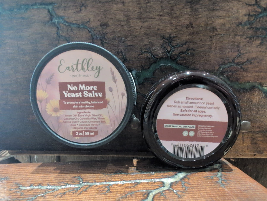 No More Yeast Salve 2oz Earthley