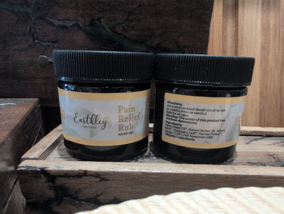Pain Relief Rub 1oz Earthley