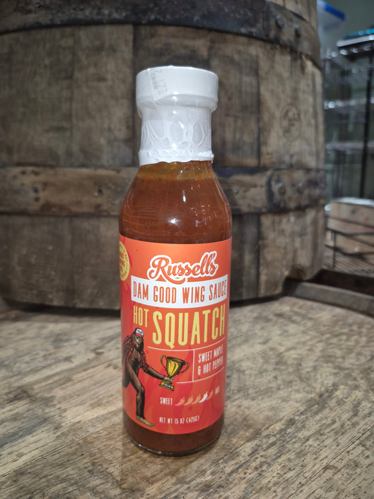 Russell's Wing Sauce Hot Squatch