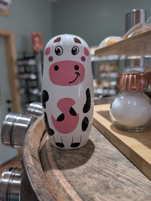 Nesting dolls - 6 layers - Animals - Cow