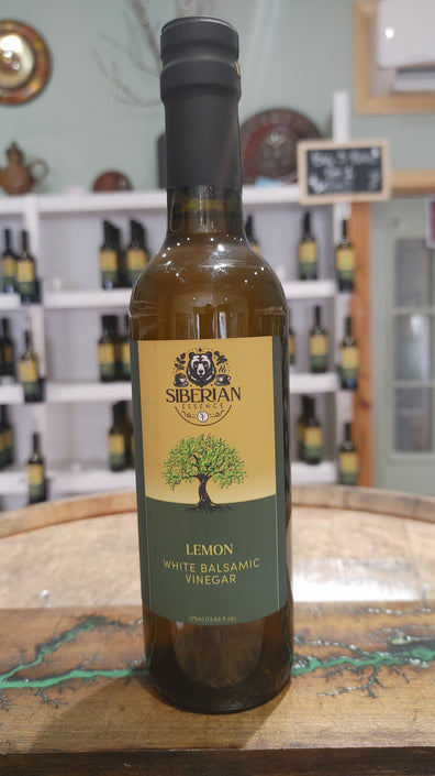 Vinegar Lemon White Balsamic 375ml - Siberian Essence