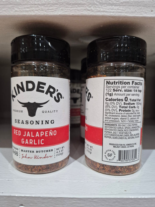 Red Jalapeno Garlic Seasoning - Kinder's